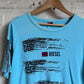 1990s Diesel Blue Graphic T-Shirt
