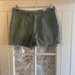 1960s Green Dutch Military Khaki Drill Shorts