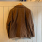 1950s Brown Suede Button British Jacket