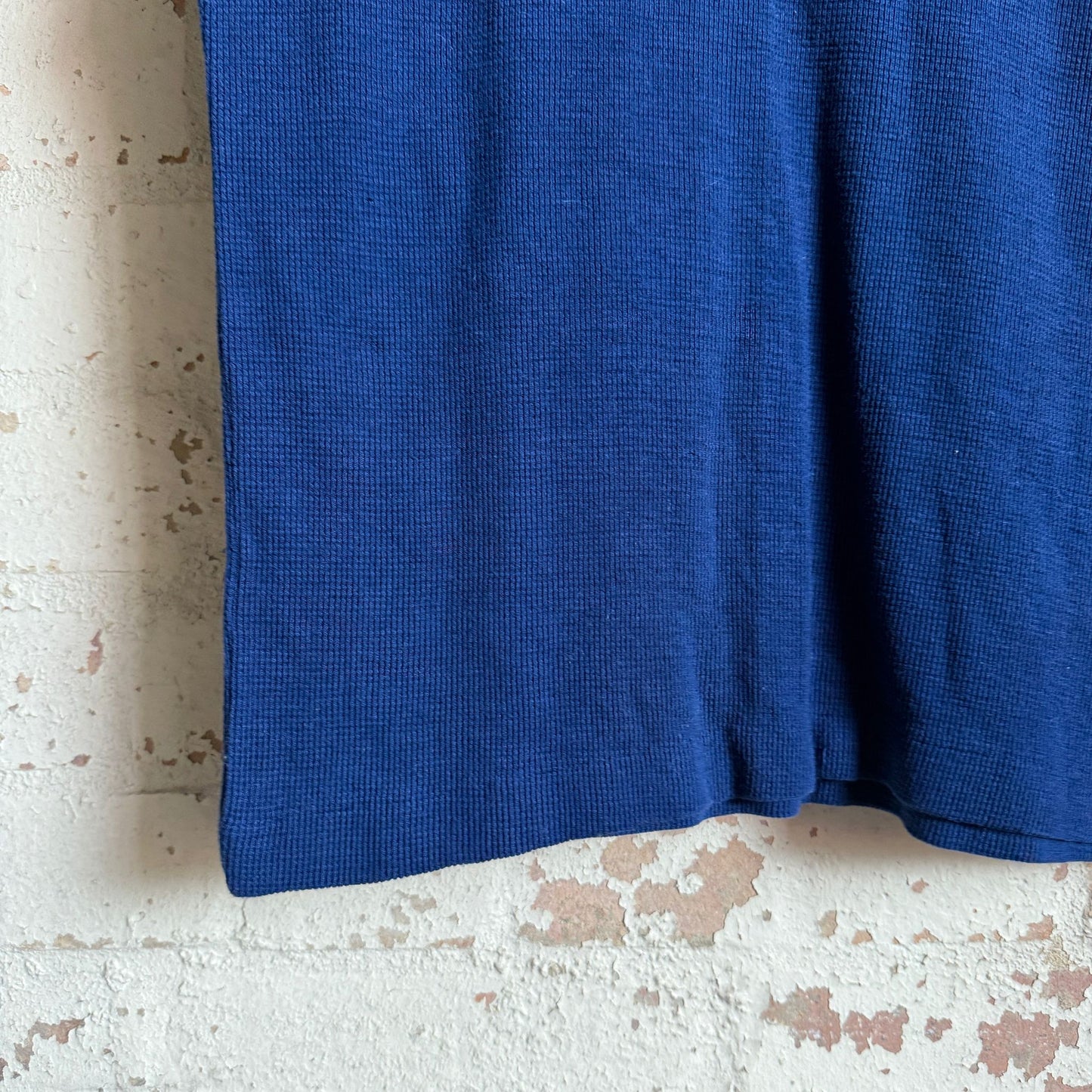 1960s Blue Unusual Sleeveless Knitted Shirt