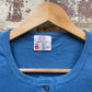 Vintage 1970s 1980s Blue Button T-Shirt