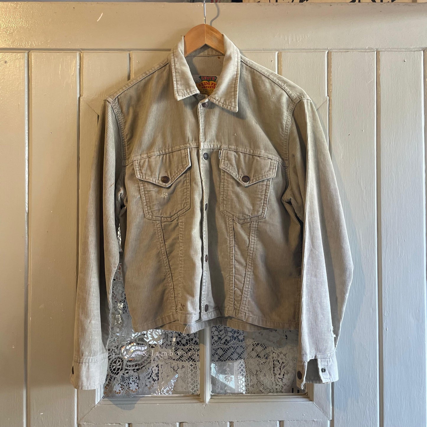 1960s Beige Levi Big E Corduroy Jacket