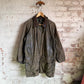 1980s Green Barbour Waxed Jacket Coat