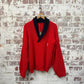 1980s Red Wool Knitted Jumper