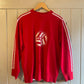 1970s Red Adidas Ventex Graphic Sweatshirt