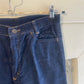 1970s Dark Navy Corduroy Flared Trousers