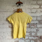 1970s Yellow Short-sleeved Blank T-shirt