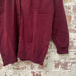 Vintage 1960s 1970s Maroon Knitted Cardigan Jumper