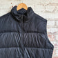 Black North Face Puffer Gilet Jacket
