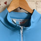 1980s Baby Blue Italian Zip Up Track Top