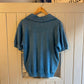 1970s Blue Towelling Jantzen Polo Shirt