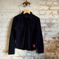 1990s Black Naf naf Fleece Zip Up Jumper
