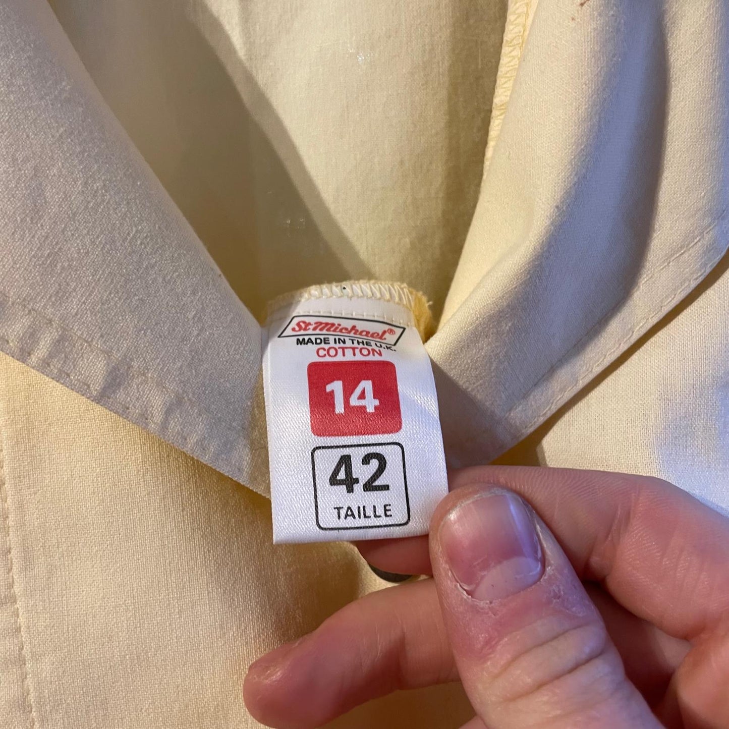 1980s Cream St Michaels Cotton Unusual Jacket