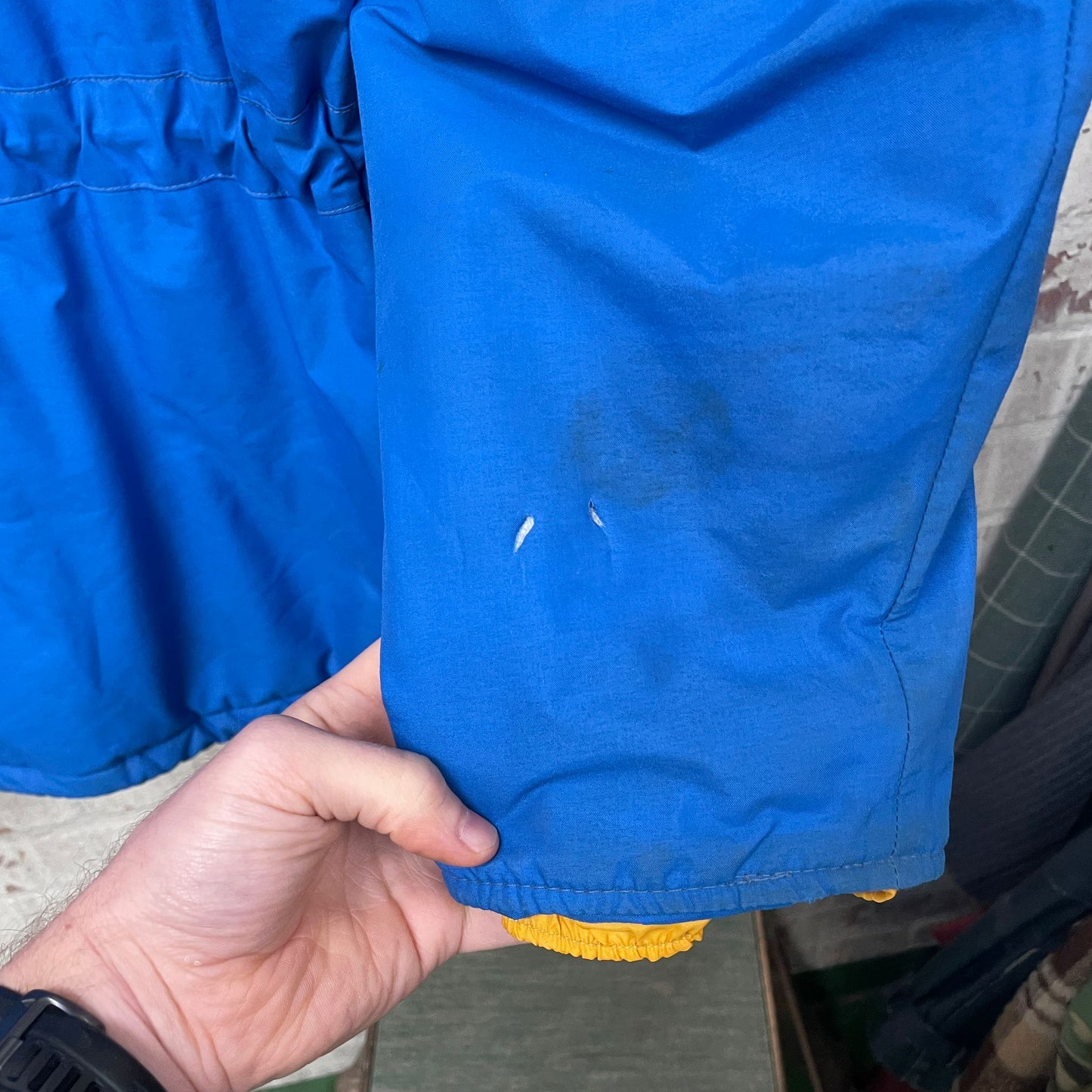 Vintage 1990s Blue Berghaus Ski Padded Track jacket