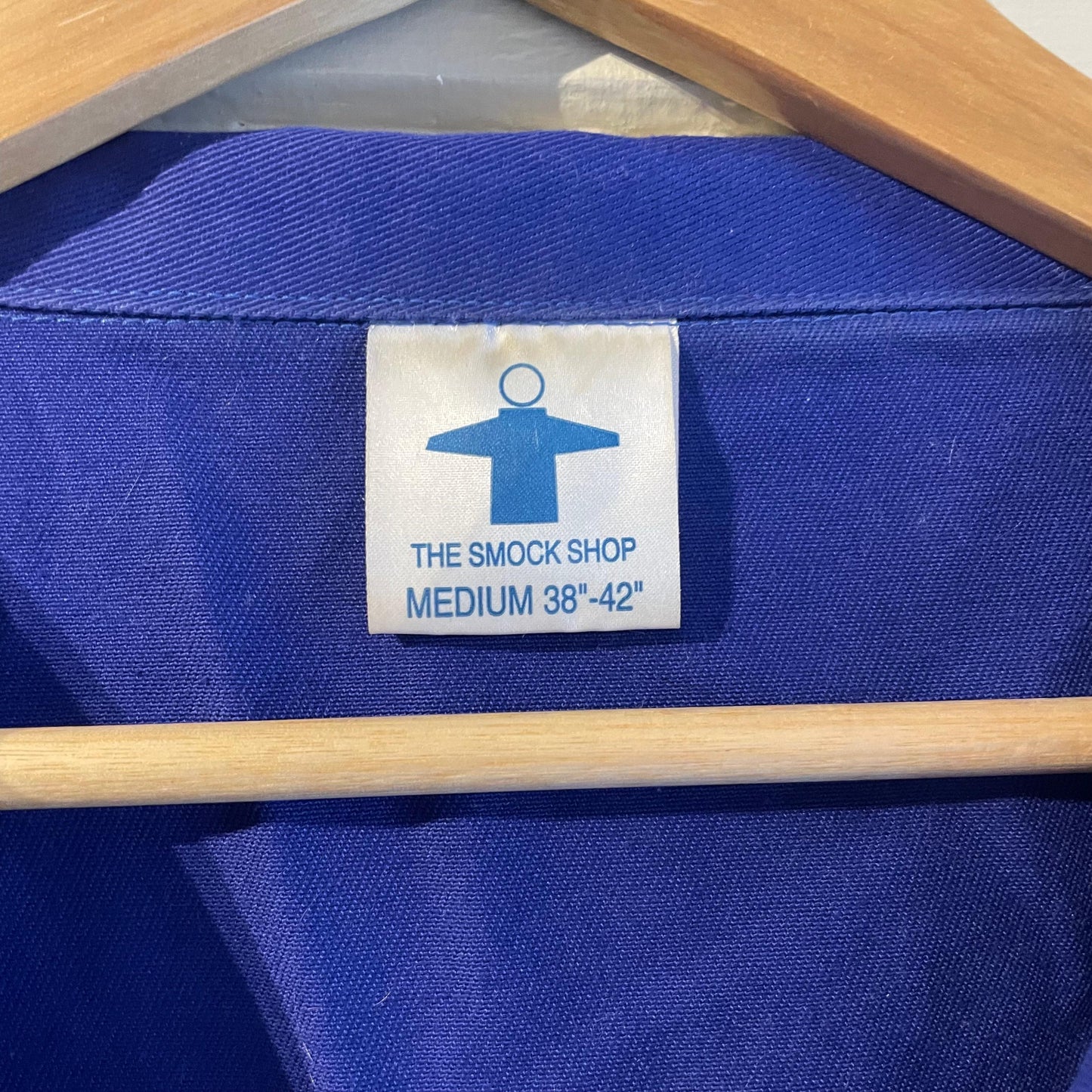 1980s Royal Blue Artist Fisherman Smock Jacket