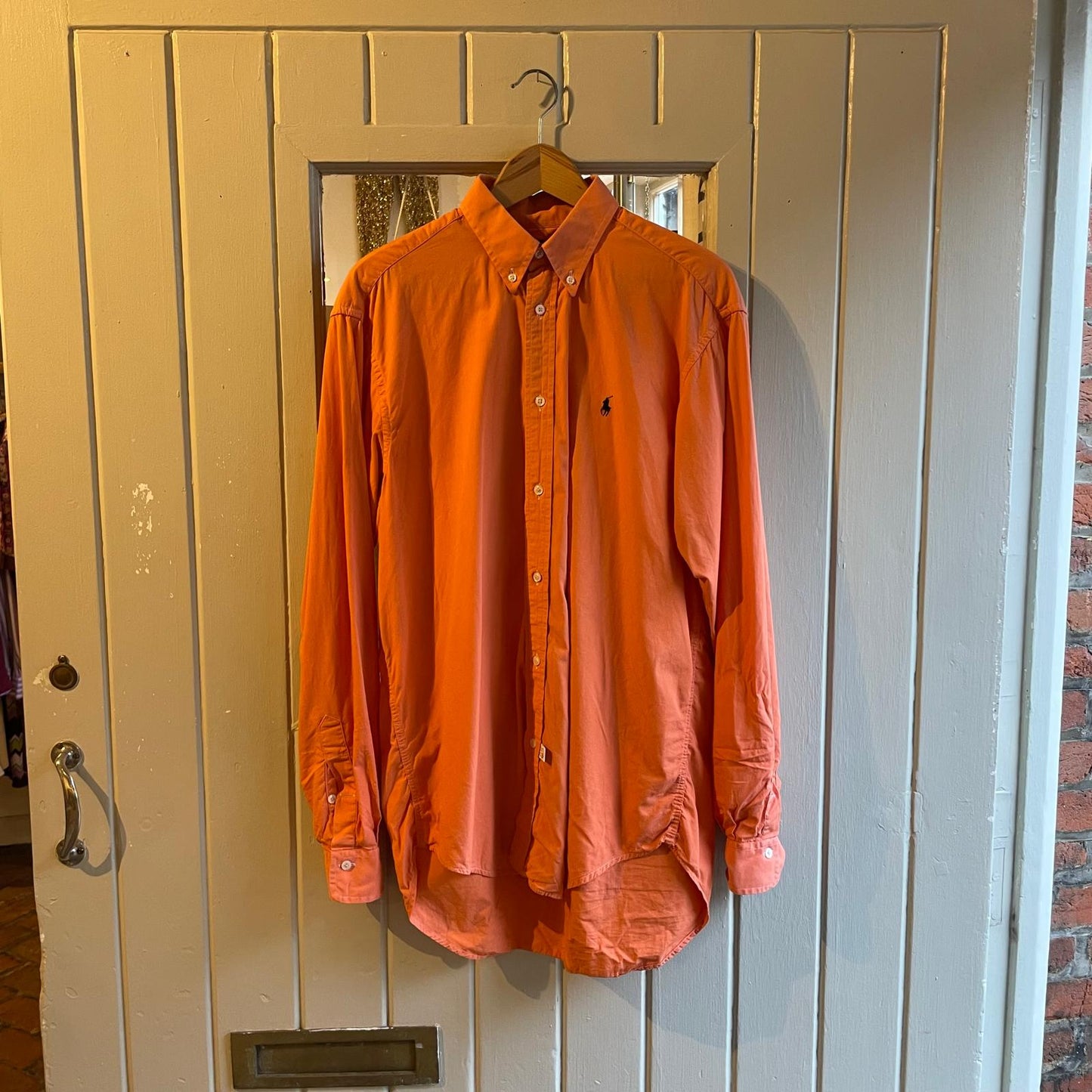 2000s Peach Cotton Ralph Lauren Shirt
