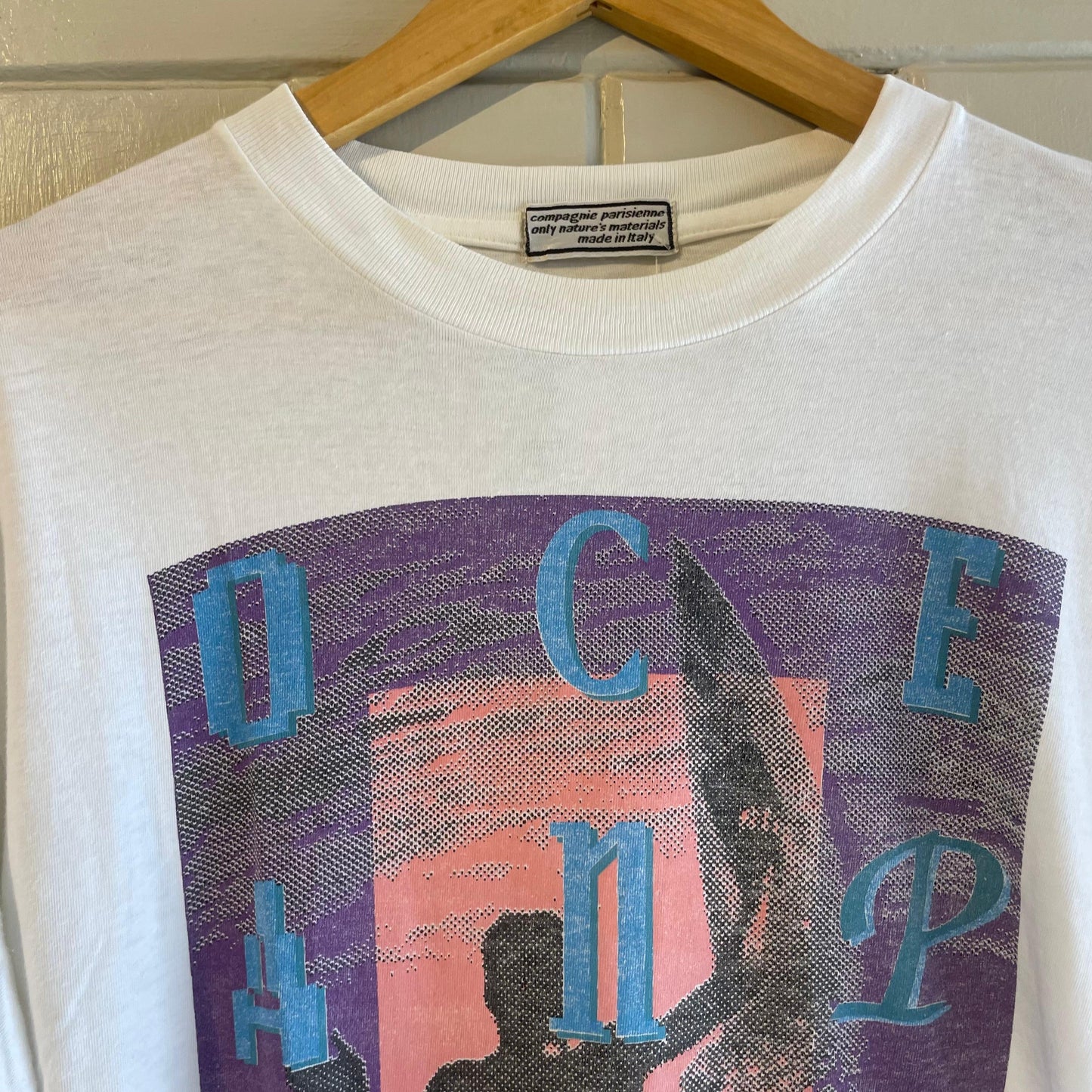1980s White Ocean Pacific Graphic T-Shirt
