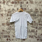 Vintage 1970s 1980s White Blank Ringer T-Shirt