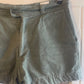 1960s Green Dutch Military Khaki Drill Shorts