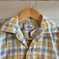 1960s Check Ivy League Loop Collar Leisure Shirt