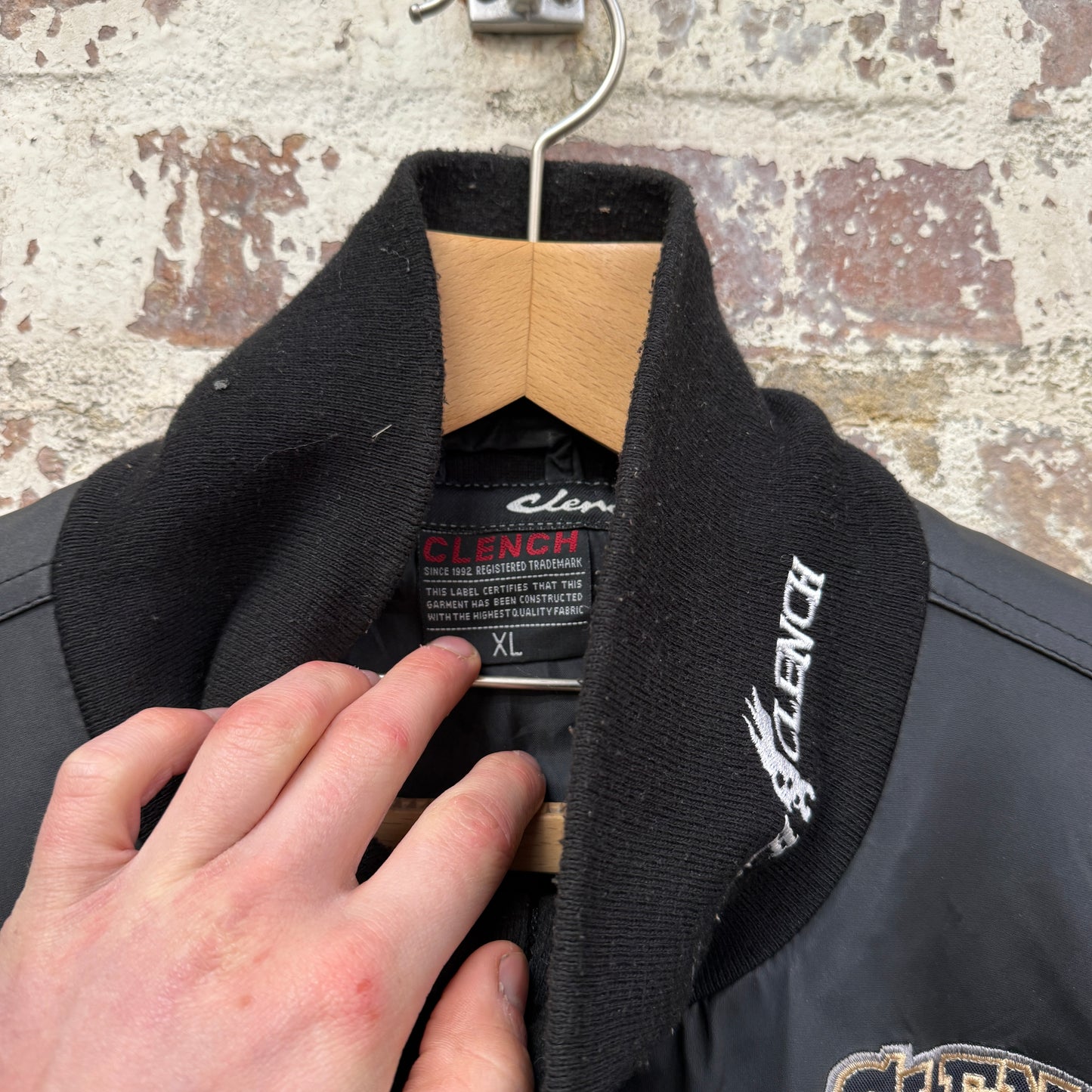 2000s Y2K Black Clench Jacket Coat