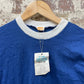 Vintage 1960s Blue Long Sleeve Top British Deadstock
