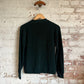 1960s Dark Green Wool Knitted Cardigan Jumper