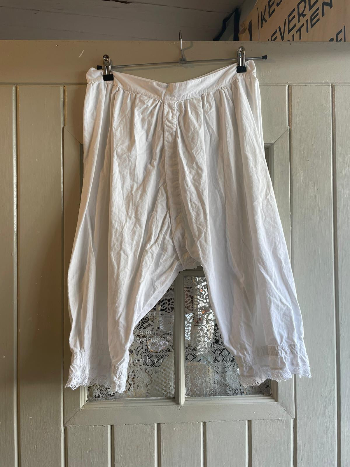 1930s White Victorian Cotton Bloomers