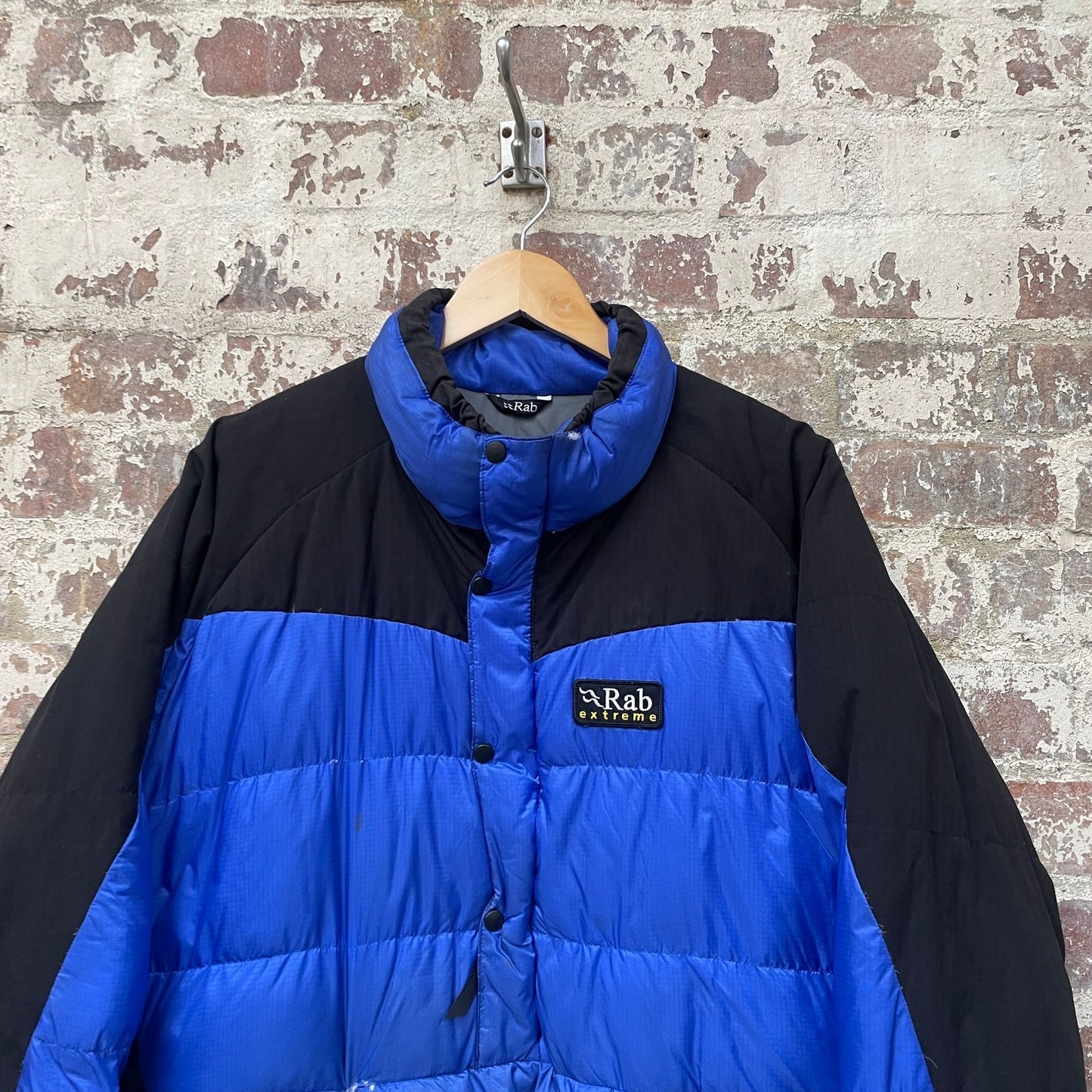 Vintage Blue and Rab Pull Over Puffer Jacket Coat