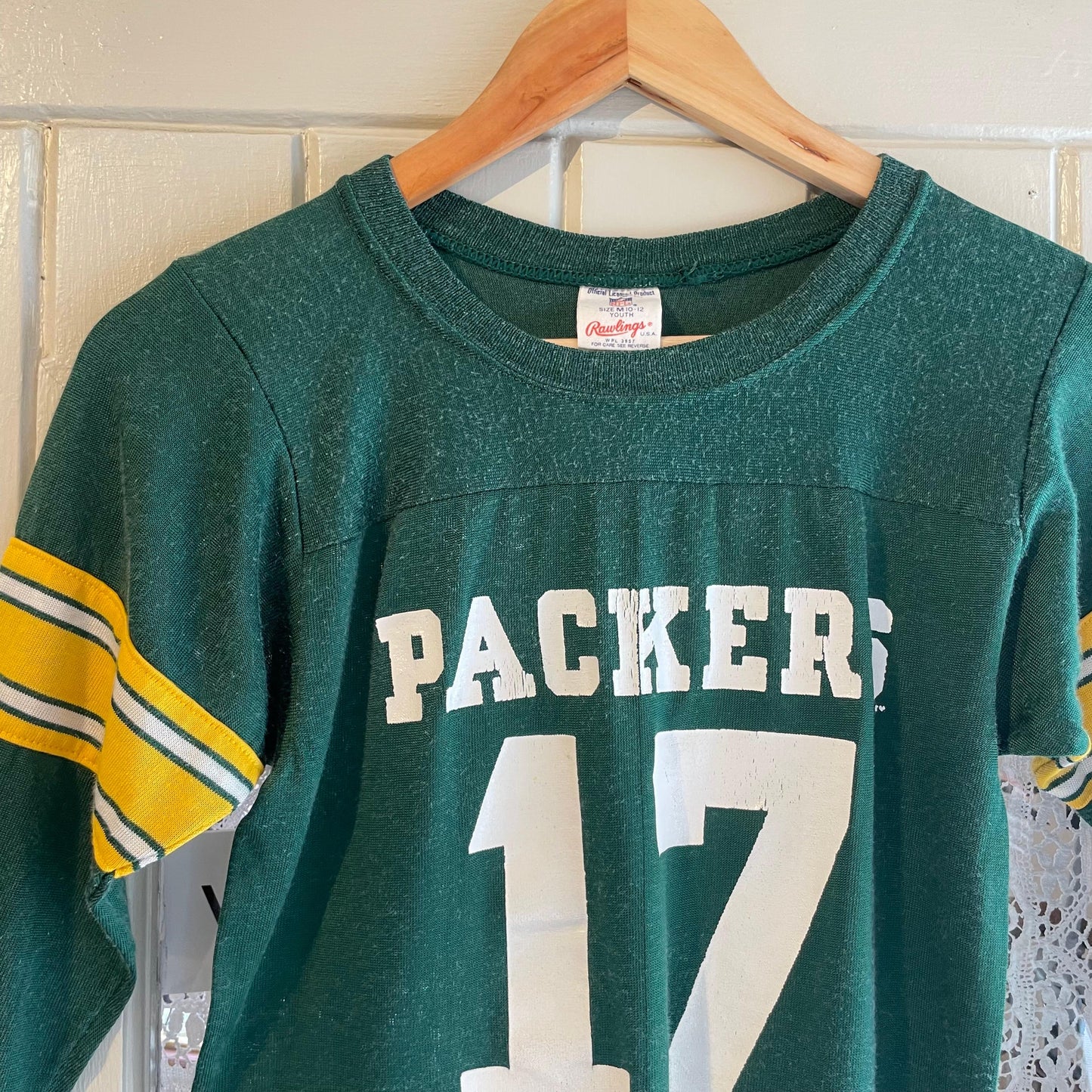 1970s Green Rayon NFL Green Bay Packers Jersey