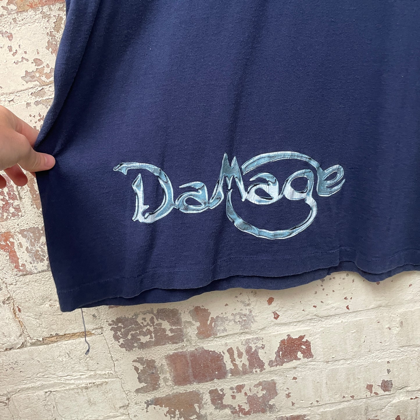 Vintage 1990s ‘Damage’ anything band Tour Print Graphic T-Shirt