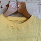 1970s Yellow Short-sleeved Blank T-shirt