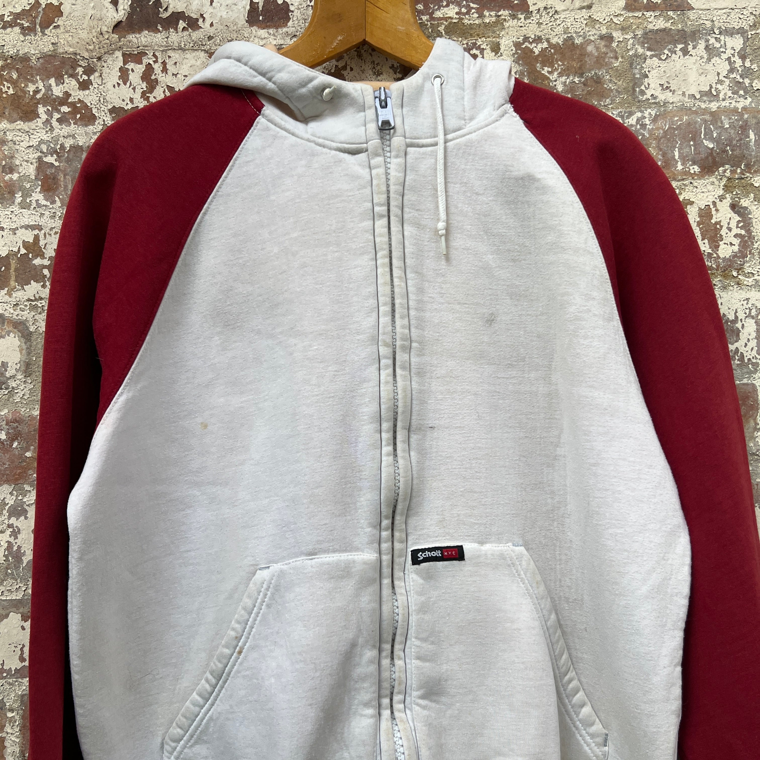 Schott zip outlet hoodie